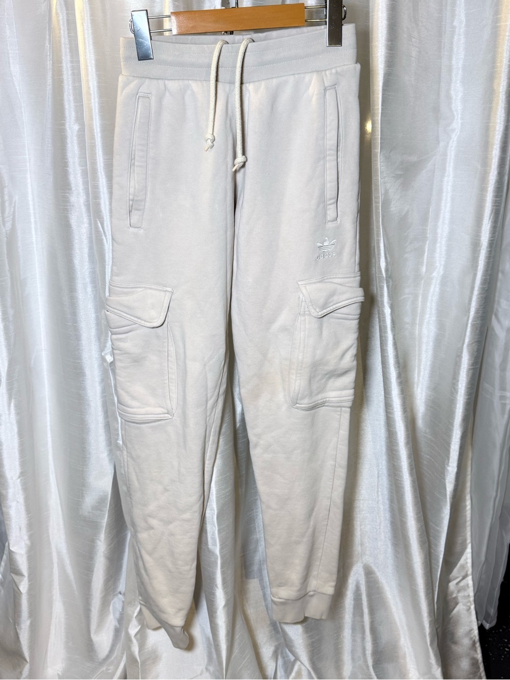 adidas Off-White Cargo Jogger Sweatpants